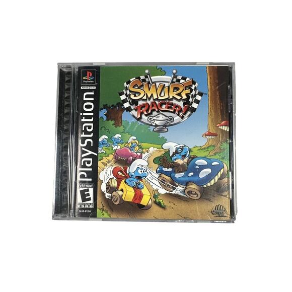 Smurf Racer (Sony PlayStation 1, 2001) Authentic, CIB, Tested - Picture 1 of 3